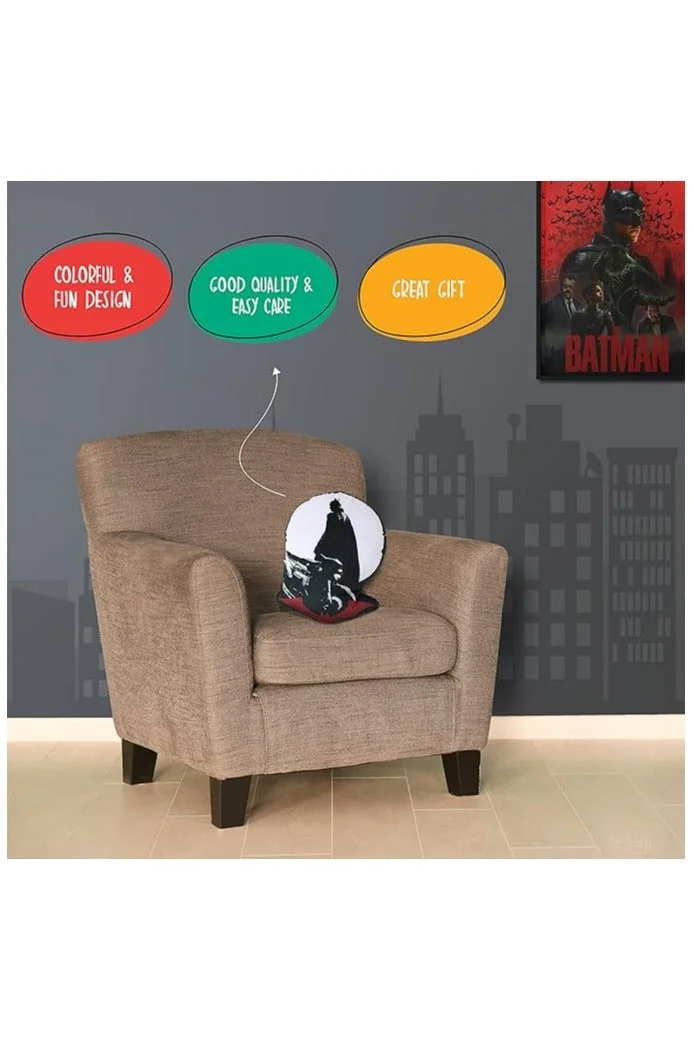 وارنر بروس. وسائد أطفال فيلم باتمان - وسائد زينة ناعمة